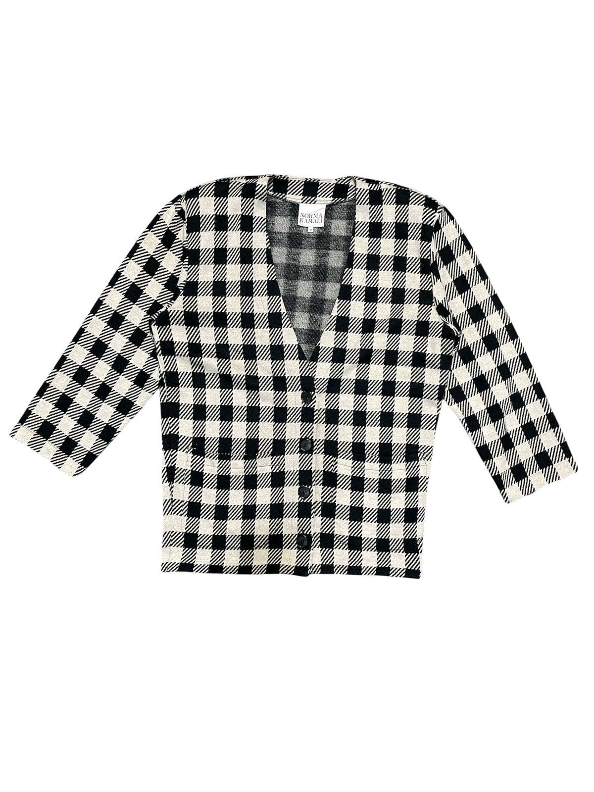 Norma Kamali Vintage Norma Kamali Tartan Plaid Check Blazer Jacket Size M / US 6-8 / IT 42-44 - 1 Thumbnail