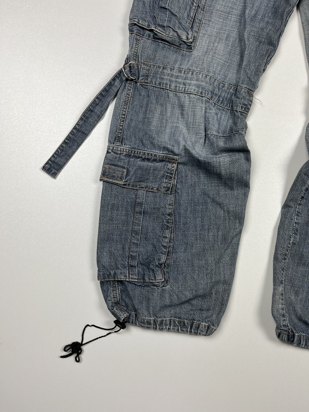 Japanese Brand Japanese Brand Vert De Rage Bondage Multipocket Cargo Denim Size US 30 / EU 46 - 3 Thumbnail