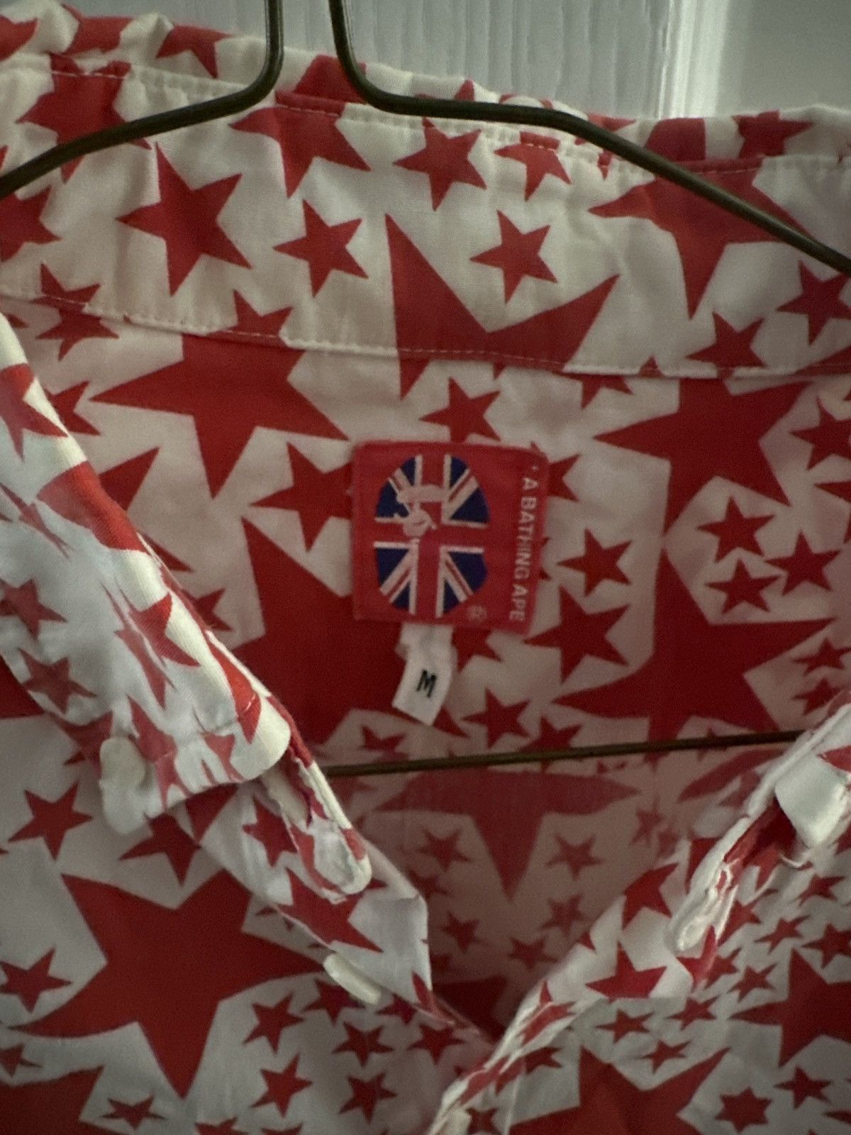 Bape Bape stars uk shirt Size US M / EU 48-50 / 2 - 3 Thumbnail
