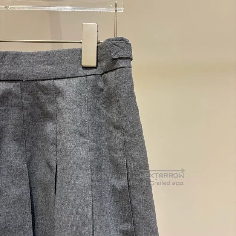 Other Thom Browne Classic Pleated Skirt - Medium Gray Size 26" / US 2 / IT 38 - 4 Thumbnail