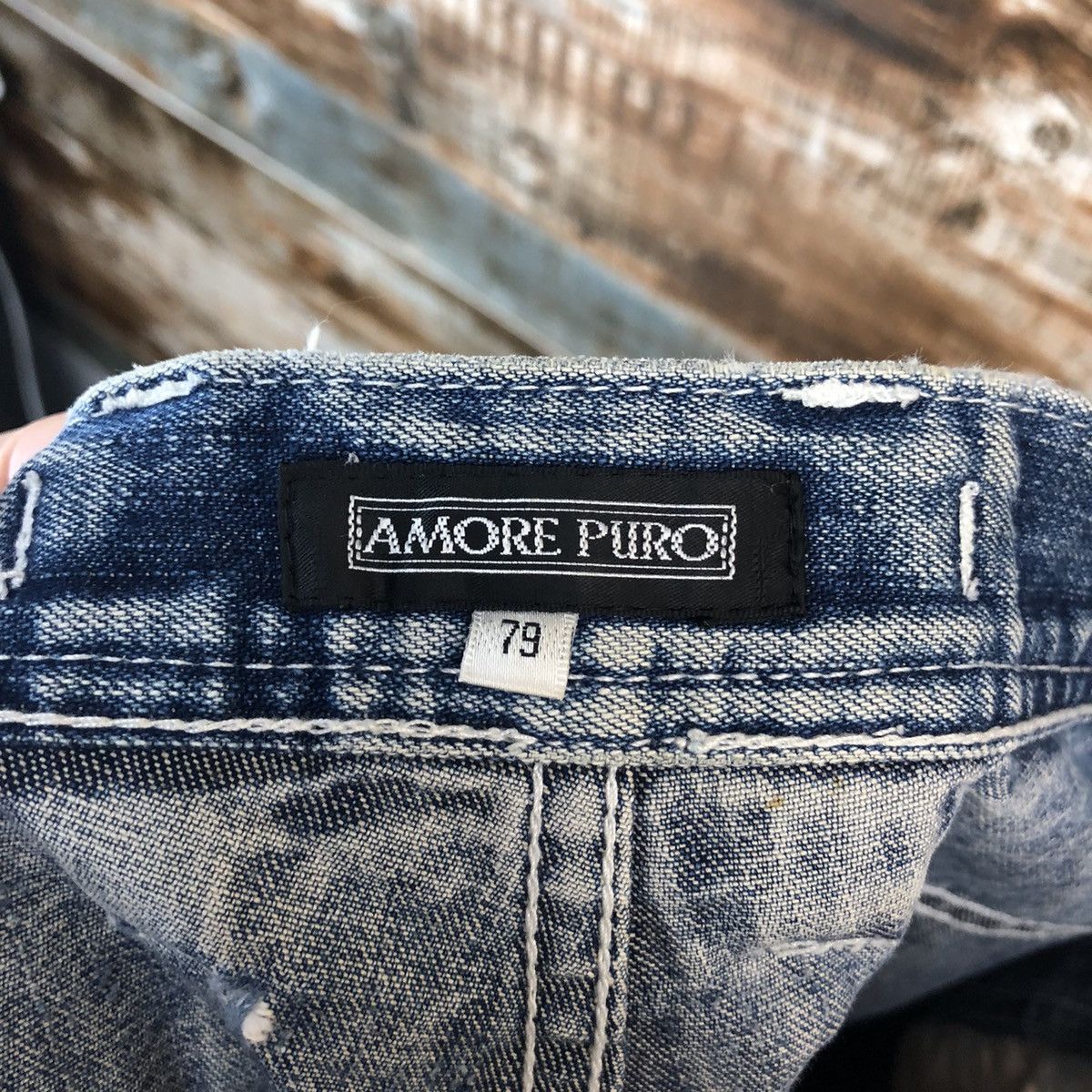 Japanese Brand Amero japan vintage workwear Pero Blue Denim Pants #A1418 Size US 31 - 20 Thumbnail