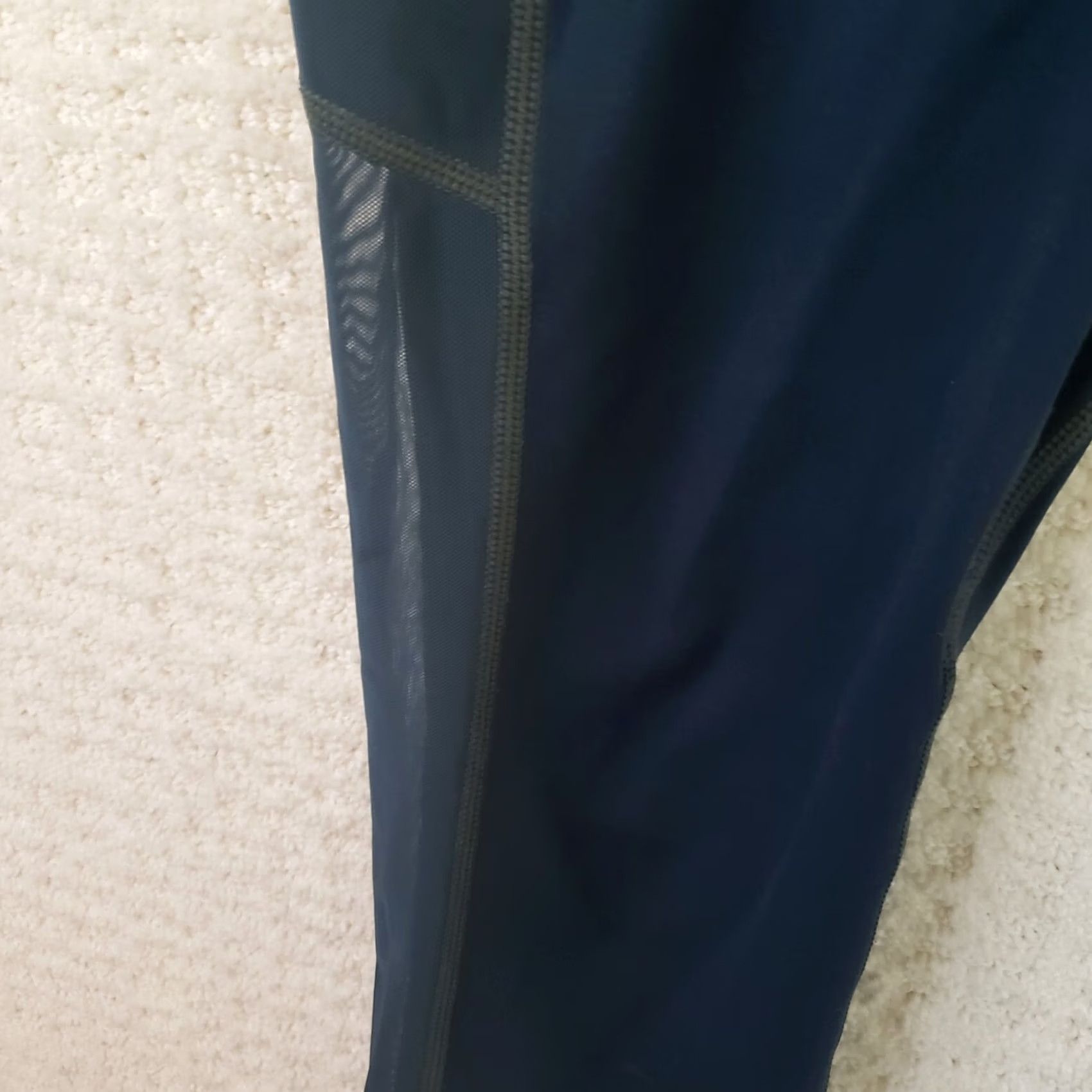 Fabletics Fabletics Leggings Womens Navy Blue Motion 365 Medium 28" Ankle Pull On Size M Size 32" / US 10 / IT 46 - 5 Thumbnail