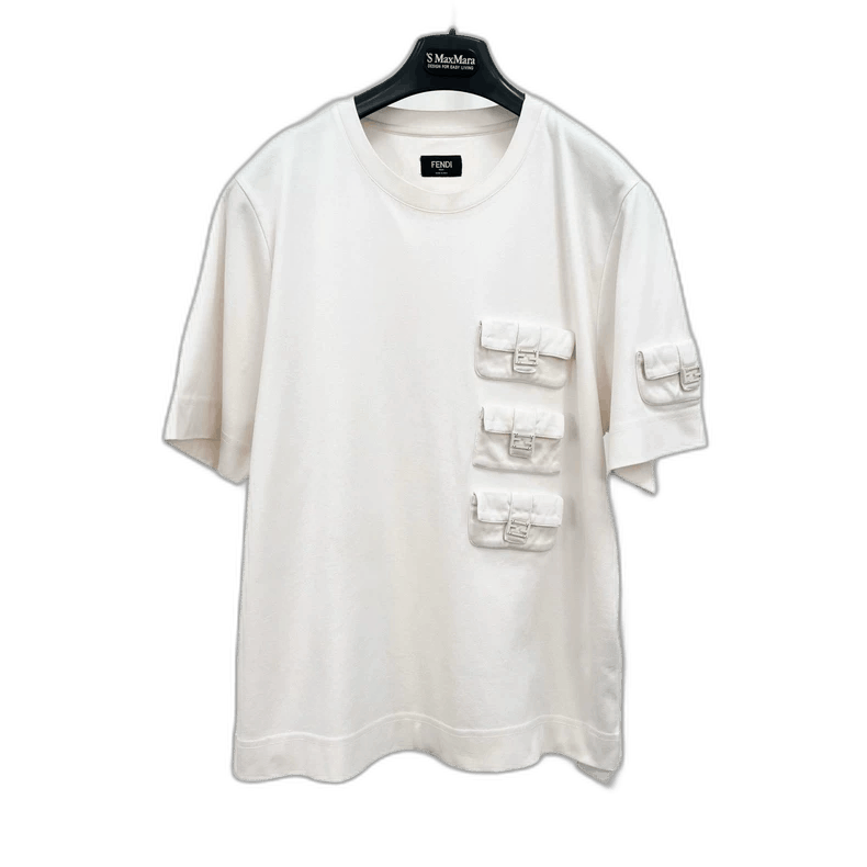 Fendi Fendi Multi-Pocket Short Sleeve T-Shirt Size M / US 6-8 / IT 42-44 - 1 Thumbnail