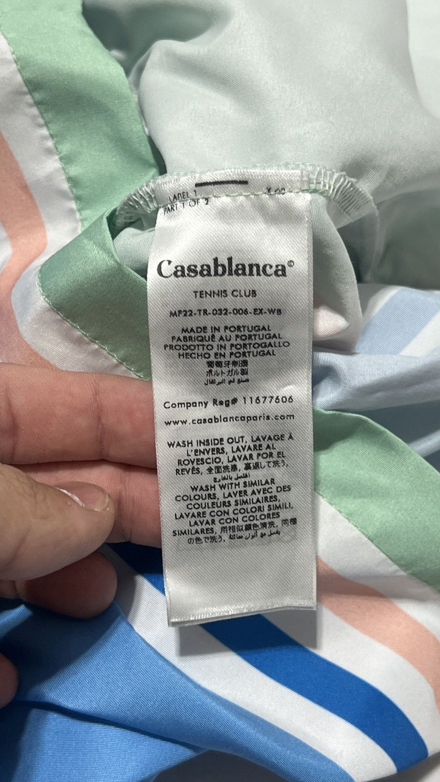 Casablanca Casablanca Technical Synthetic Printed Swim Shorts Size US 36 / EU 52 - 7 Thumbnail