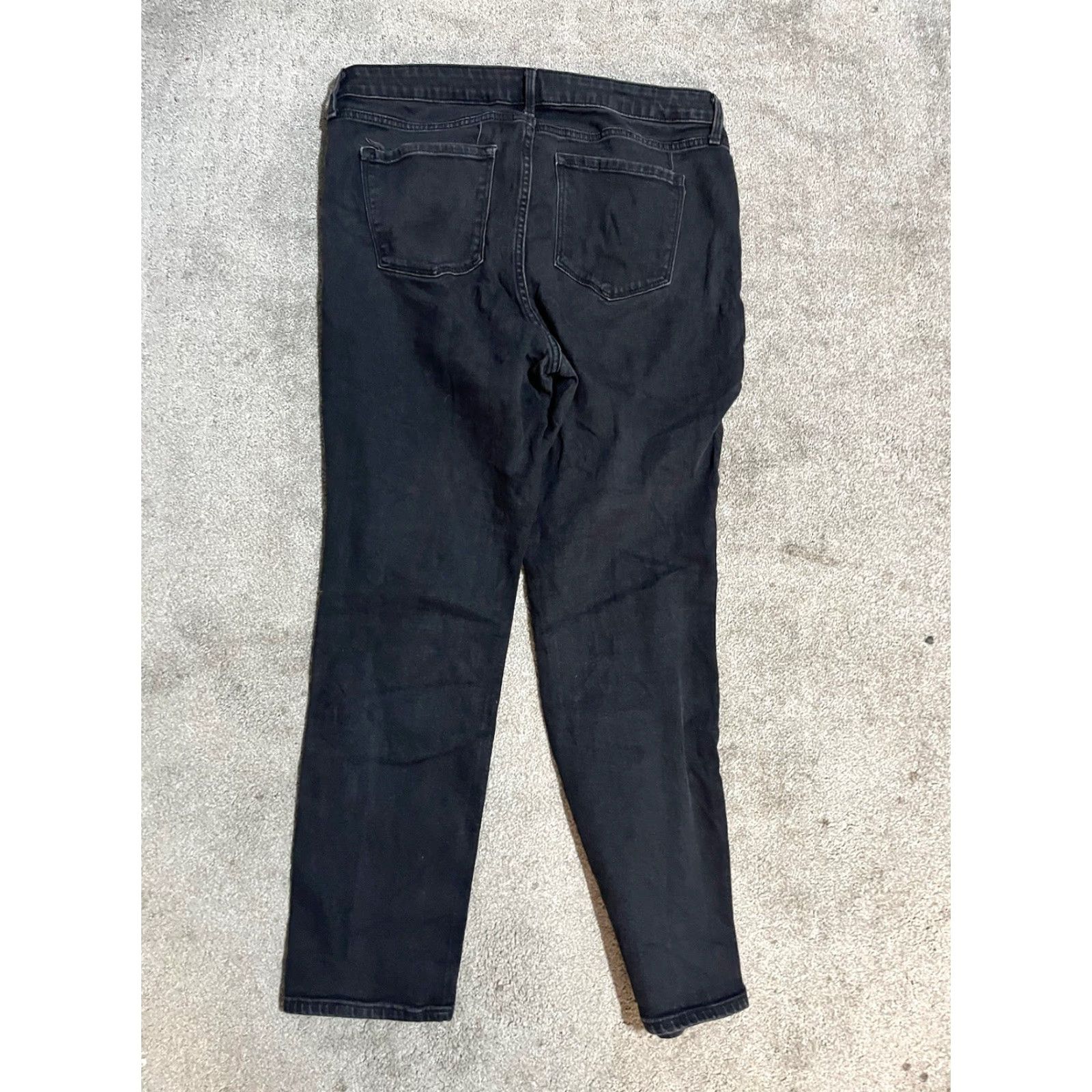 Old Navy Old Navy Jeans High Rise WOW Straight Women's Size 16 Medium Wash Black Size 38" / US 16 / IT 52 - 3 Thumbnail