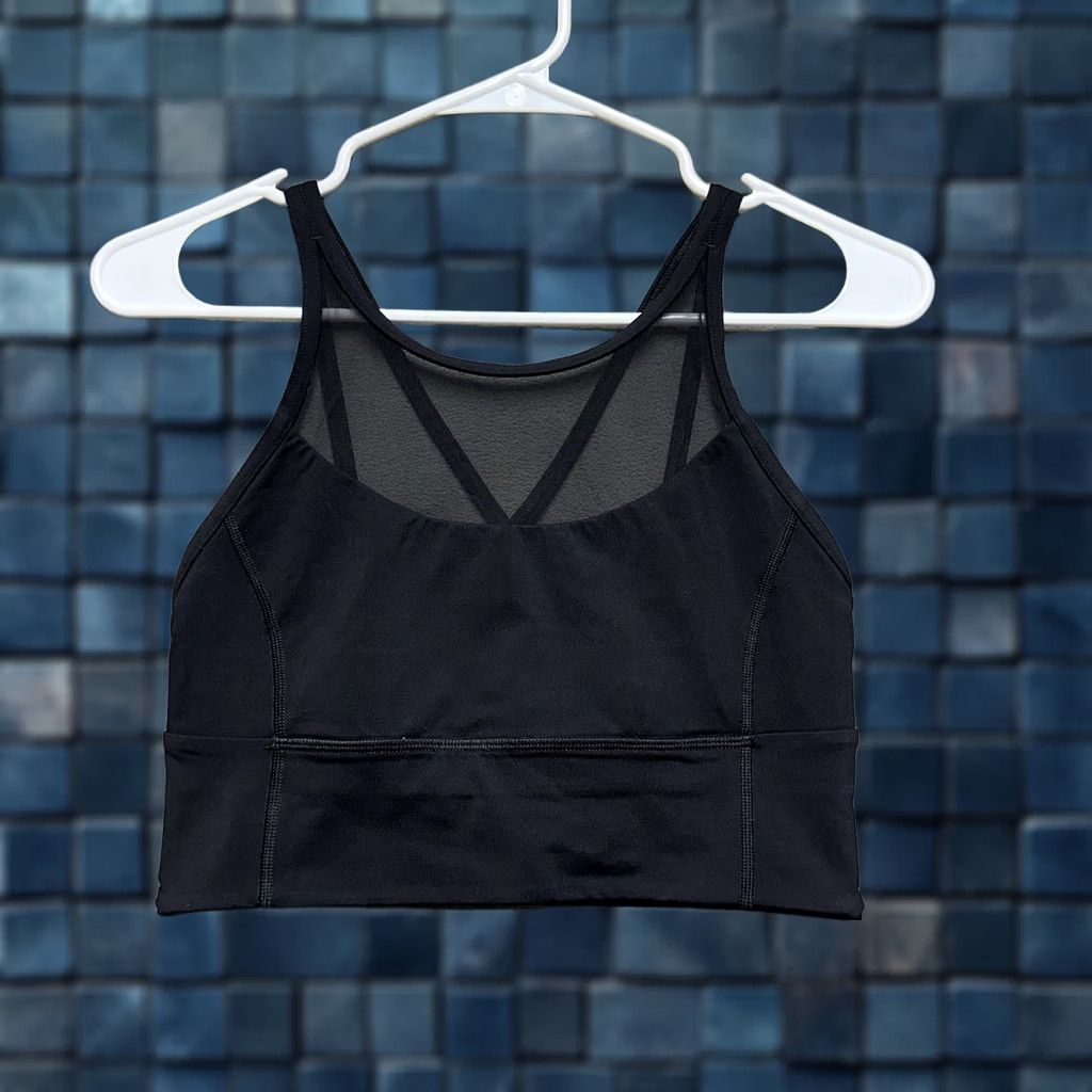 Lululemon Lululemon Clip In Long Line Bra Lift Womens Size 6 Black Luxtreme Performance Size ONE SIZE - 1 Thumbnail