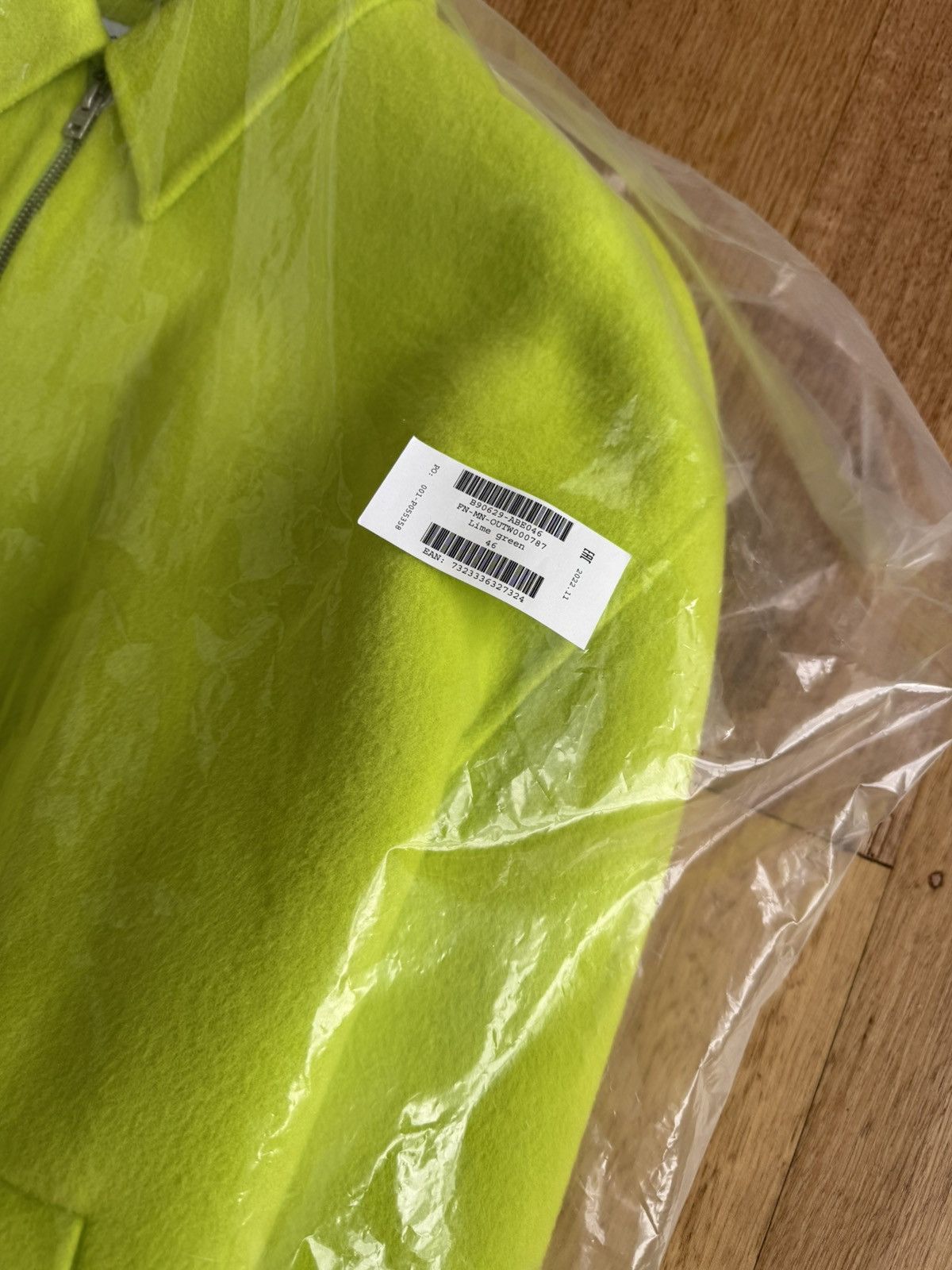 Acne Studios RARE Acne Studios Wool Jacket LIME GREEN Size 46 SS22 Size US S / EU 44-46 / 1 - 4 Thumbnail
