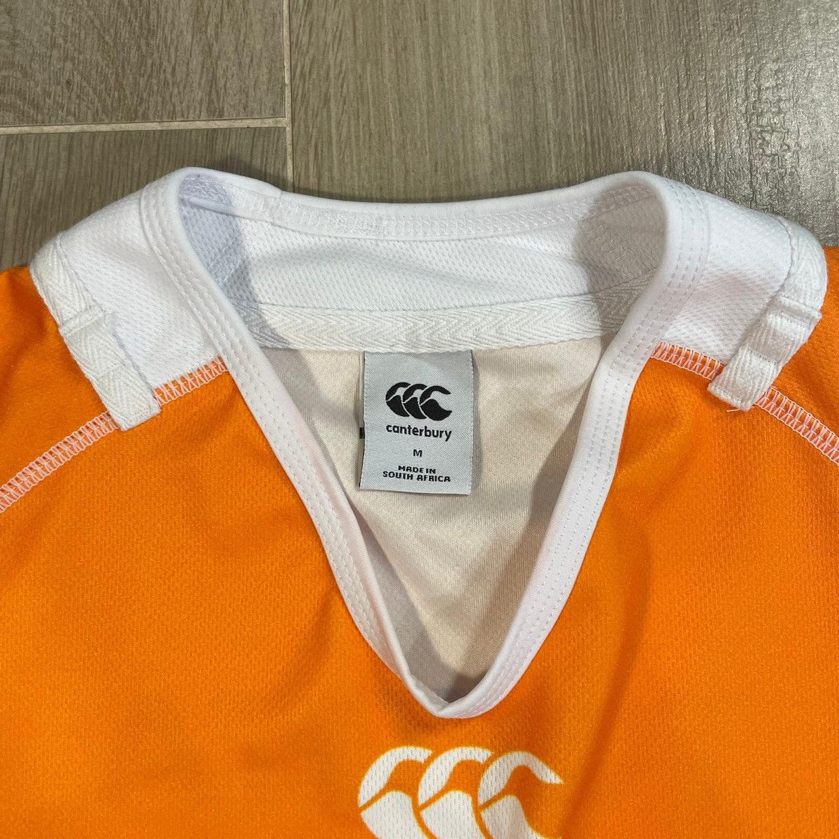 Orange Canterbury Toyota Cheetahs rugby jersey shirt tee
