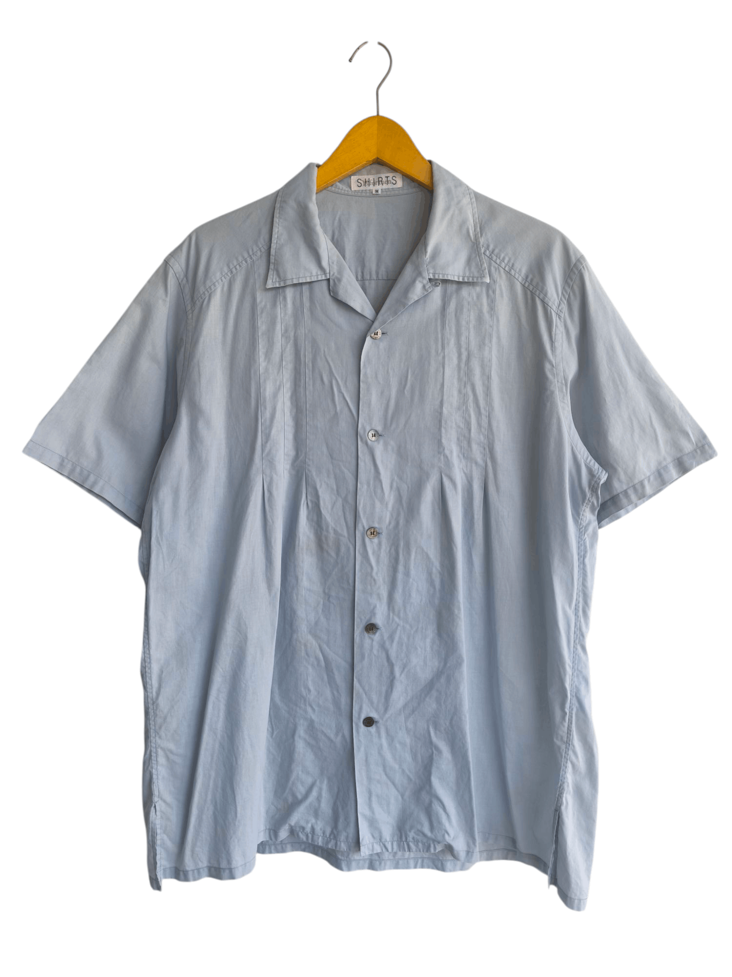 Designer × Japanese Brand × Yohji Yamamoto 90s Yohji Yamamoto camp collar shirt Size US XL / EU 56 / 4 - 1 Thumbnail