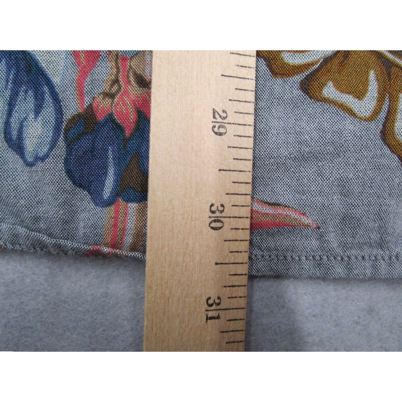 Tommy Bahama TOMMY BAHAMA Shirt Mens 2XL Gray Floral Hibiscus Button Up Long Sleeve Twill Cotton Casual Beach Tropical Tiki Size US XXL / EU 58 / 5 - 6 Thumbnail