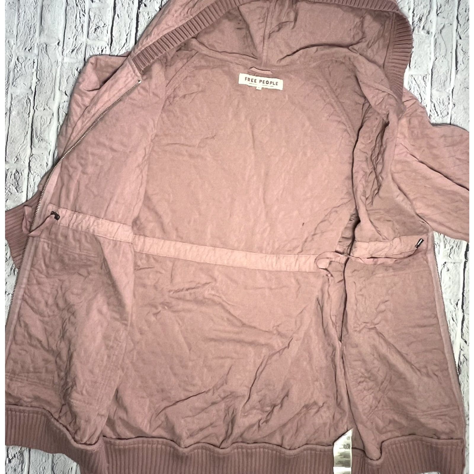 Free People Free People Hawthorne Bomber Jacket Quilted Pink Mauve M Long Sleeve Zip Women's Regular Fall Winter Spring Casual Travel Size M / US 6-8 / IT 42-44 - 5 Thumbnail