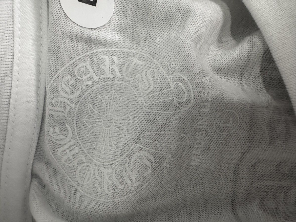 Chrome Hearts Chrome Hearts Scroll Logo Pocket T-shirt White Size US L / EU 52-54 / 3 - 10 Thumbnail
