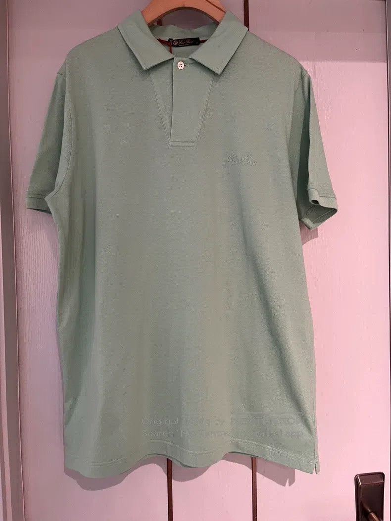 Loro Piana Loro Piana Solid Color Breathable Casual Short Sleeve Polo Size US M / EU 48-50 / 2 - 1 Thumbnail