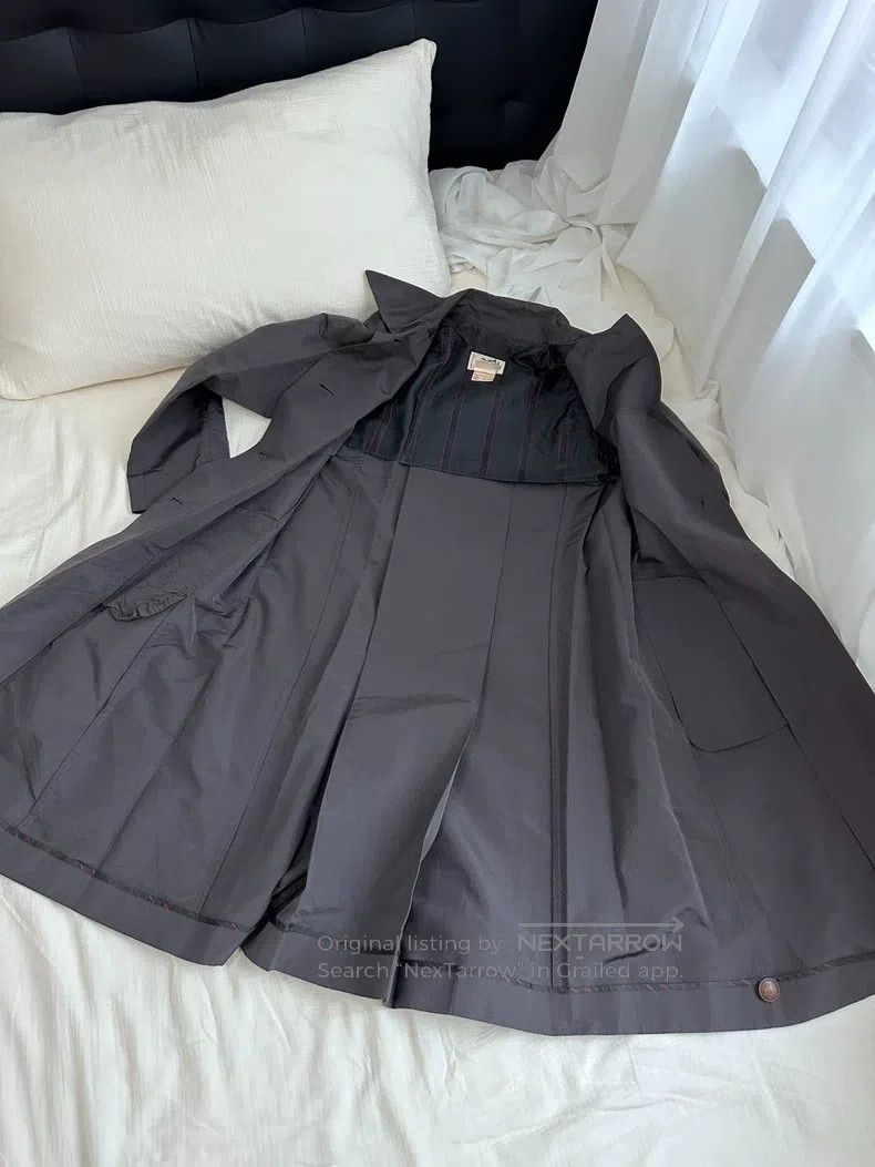 Hermes Hermes Ladies' mid-length trench coat Size M / US 6-8 / IT 42-44 - 2 Thumbnail