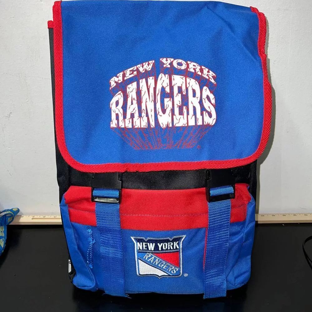 Vintage New York Rangers Retreat Backpack Bag Nasco Little America Size ONE SIZE - 1 Thumbnail