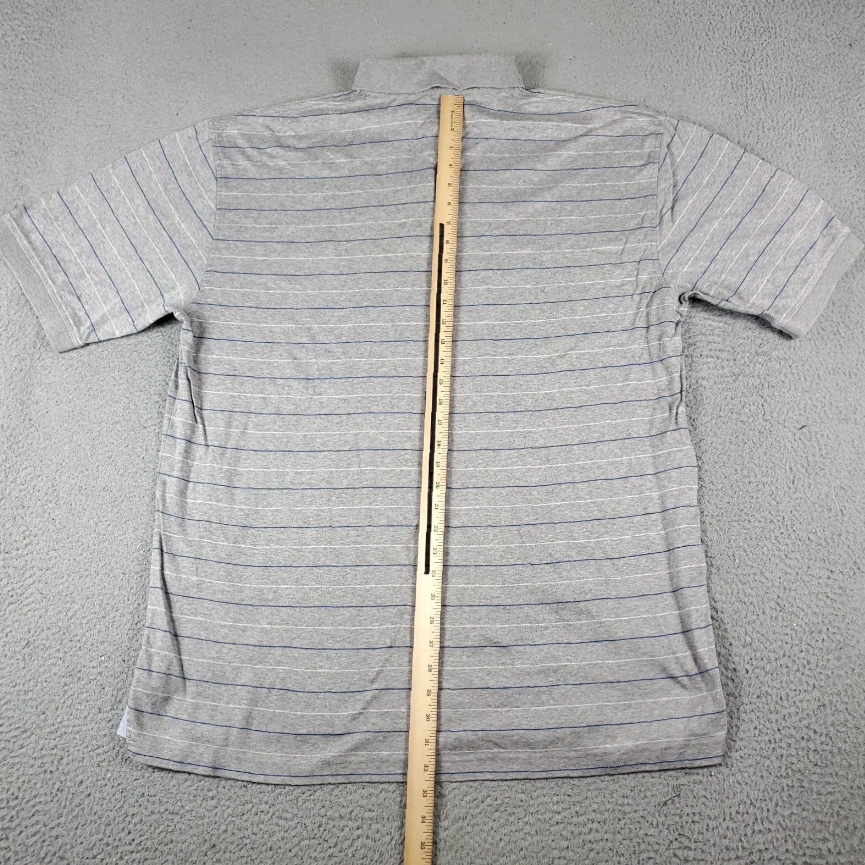 Tommy Hilfiger VINTAGE? No. Tommy Hilfiger Polo Shirt Mens 2XL Gray Striped Polo Casual Shirt 2XL Gray Mens Polo Size US XXL / EU 58 / 5 - 4 Thumbnail