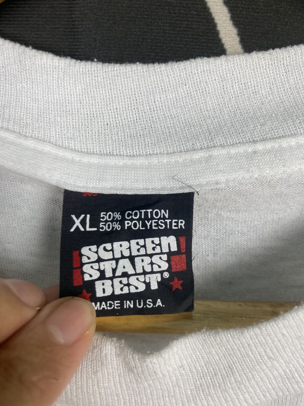 Vintage Vintage 90s Screen Star Tee Size US XL / EU 56 / 4 - 4 Thumbnail