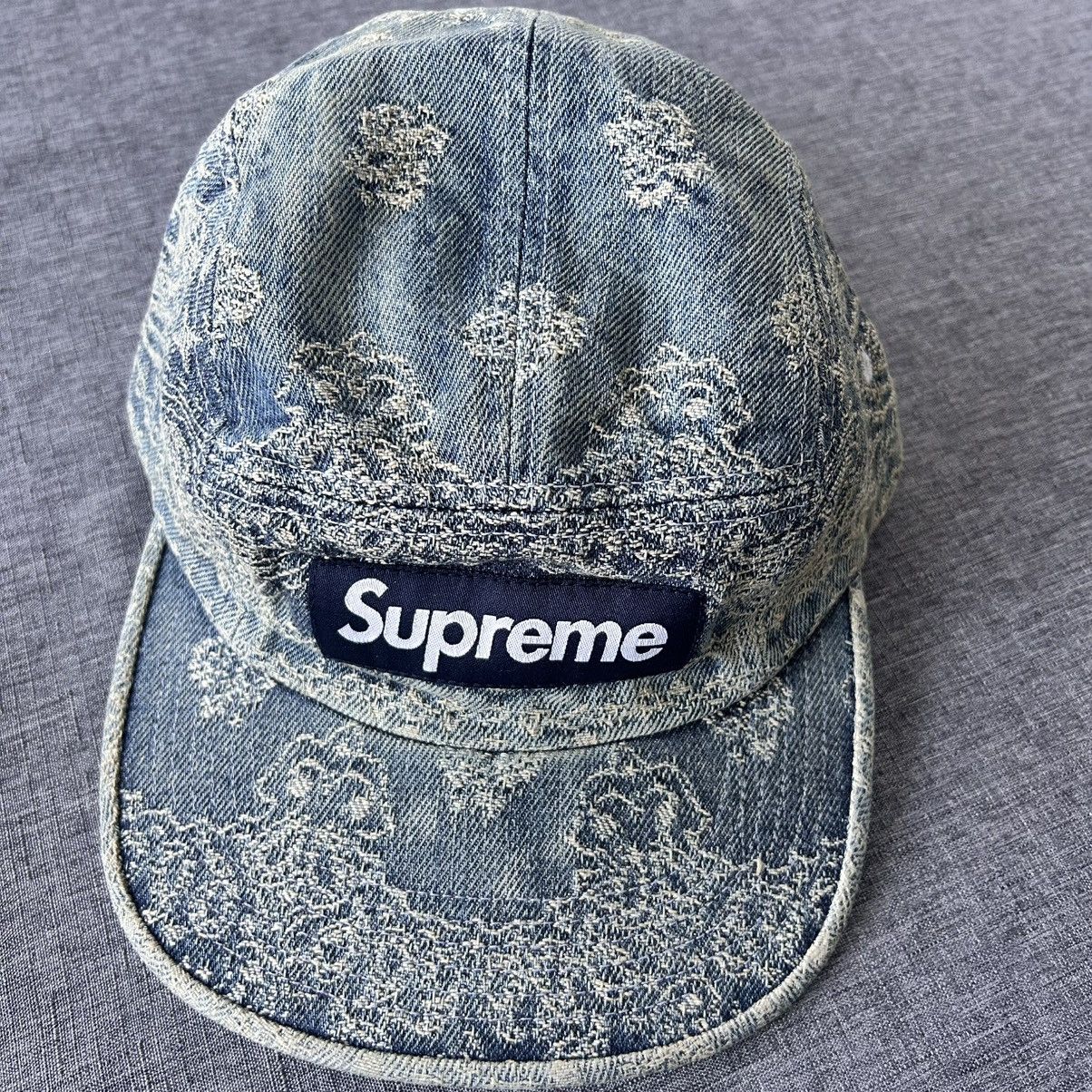 帽子 GOODENOUGH Crushed Rayon Pile Camp Cap Supreme GOODENOUGH Crushed Rayon Pile Camp Cap (SS25) - $58