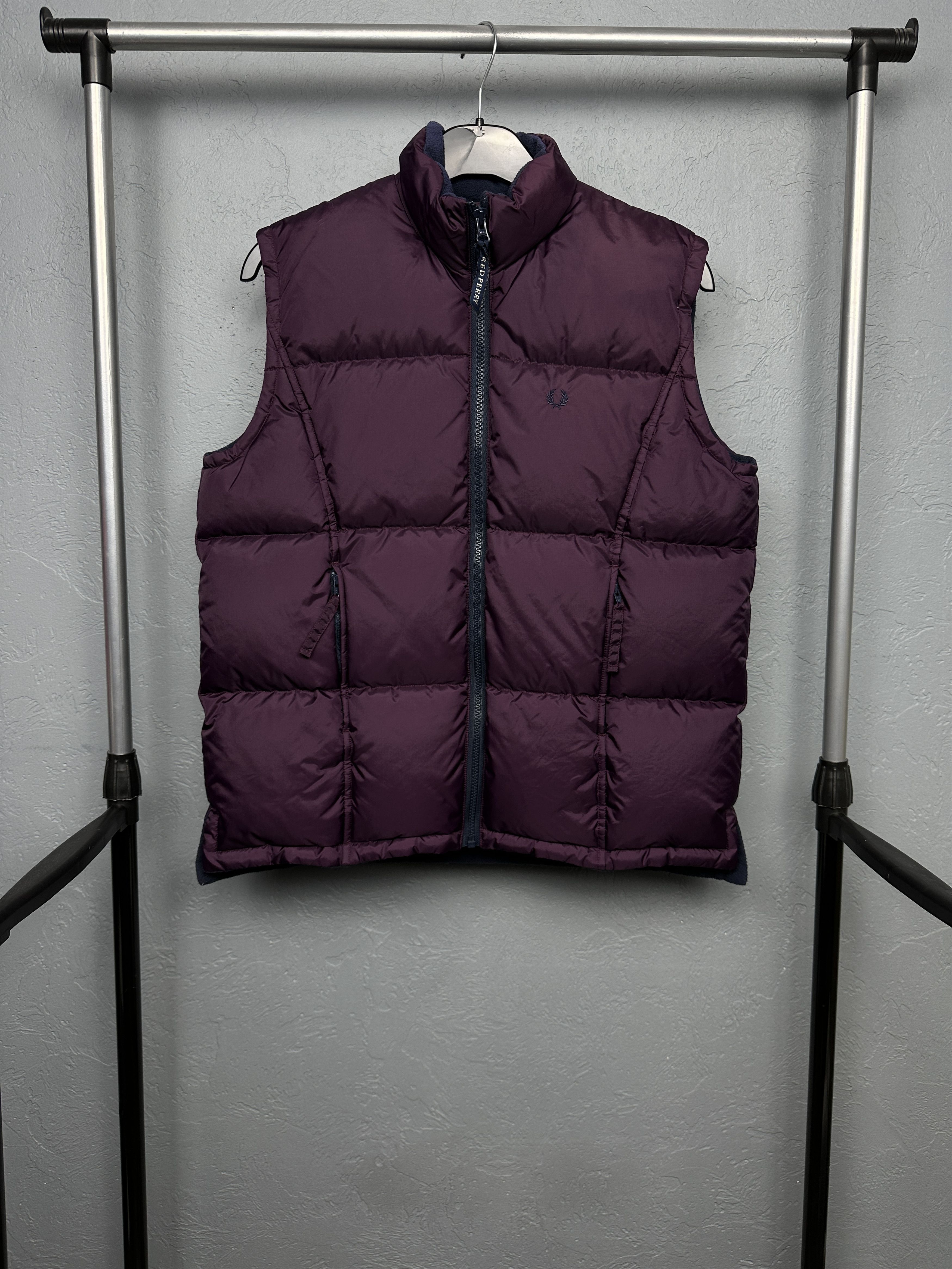 Fred Perry Fred Perry Womens Down Puffer Vest Size M / US 6-8 / IT 42-44 - 1 Thumbnail