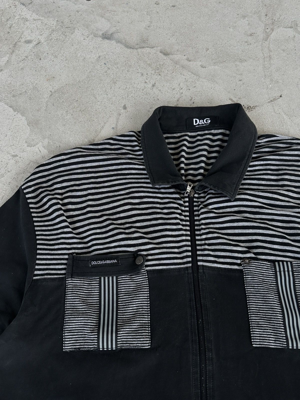 Dolce & Gabbana Vintage Shirt Dolce Gabbana Full Zip Big Print Faded Men’s Size US L / EU 52-54 / 3 - 4 Thumbnail
