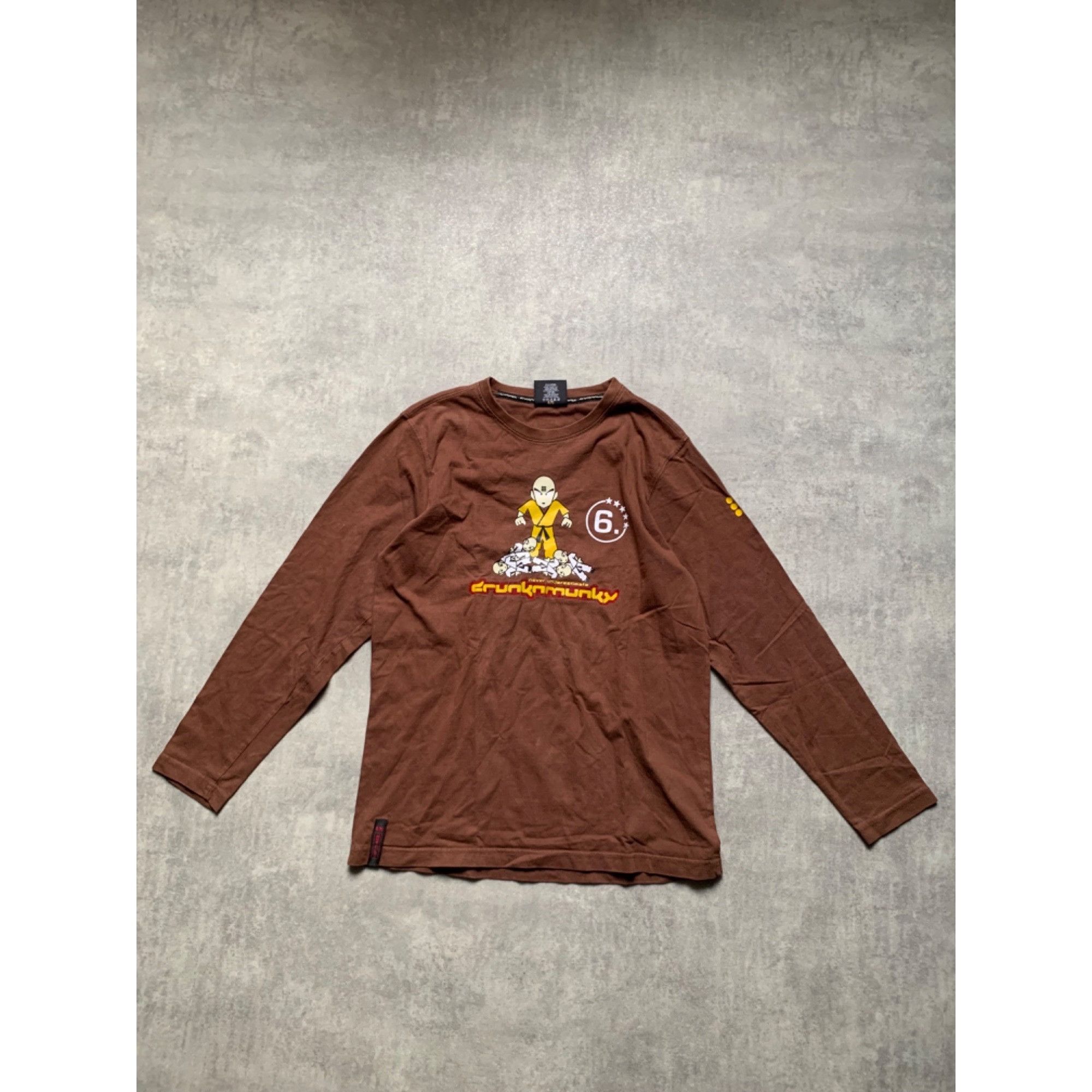 DrunknMunky × Vintage lot 2x - Vintage DrunkMunky Long Sleeve T-shirts 90s, y2k Size US M / EU 48-50 / 2 - 4 Thumbnail