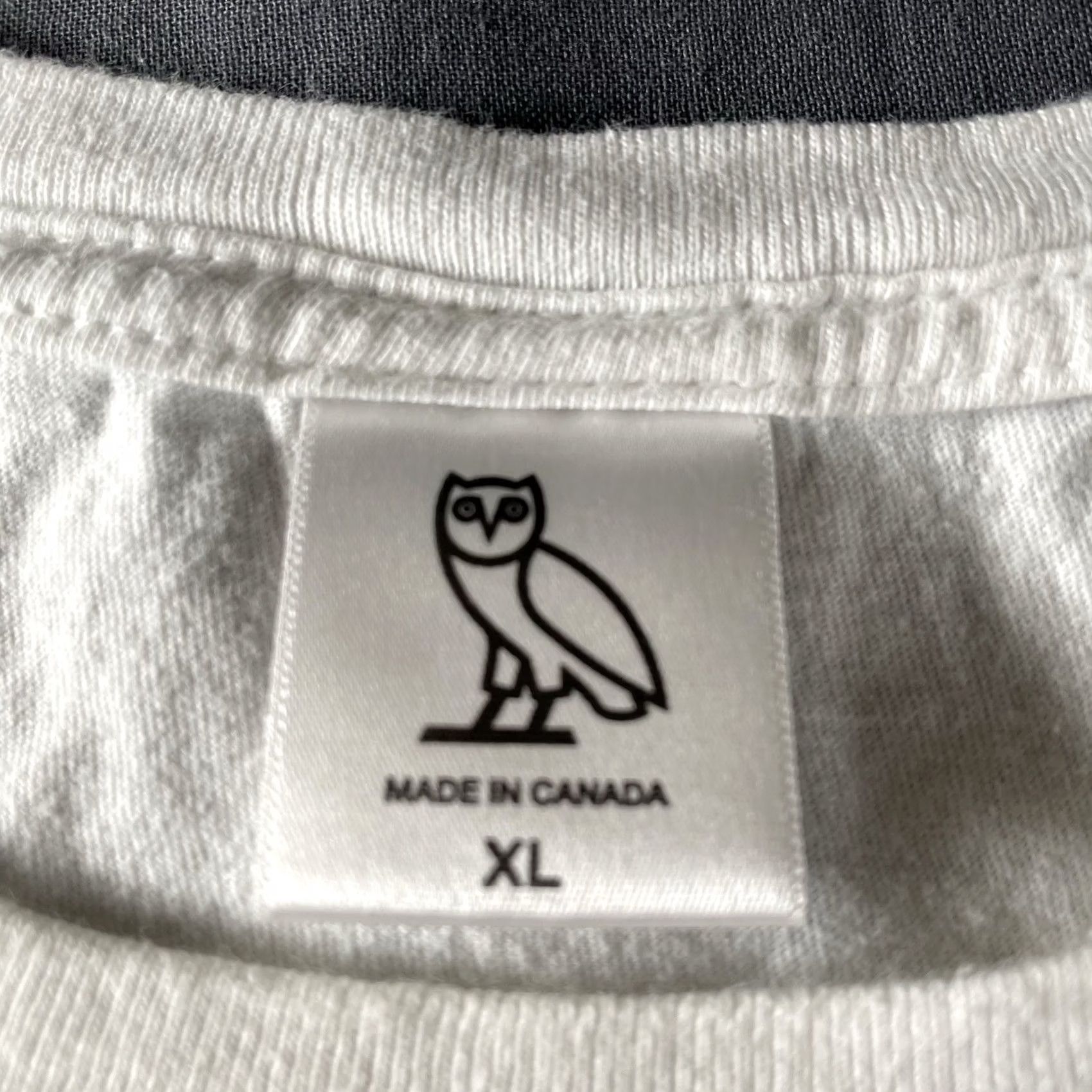 Vintage OVO Shirt Mens XL Scarborough Shooting Stars Limited Edition CEBL Drake Drake Logo Cotton T-Shirt White Short Sleeve Round Neck 2020s Size US XL / EU 56 / 4 - 3 Thumbnail
