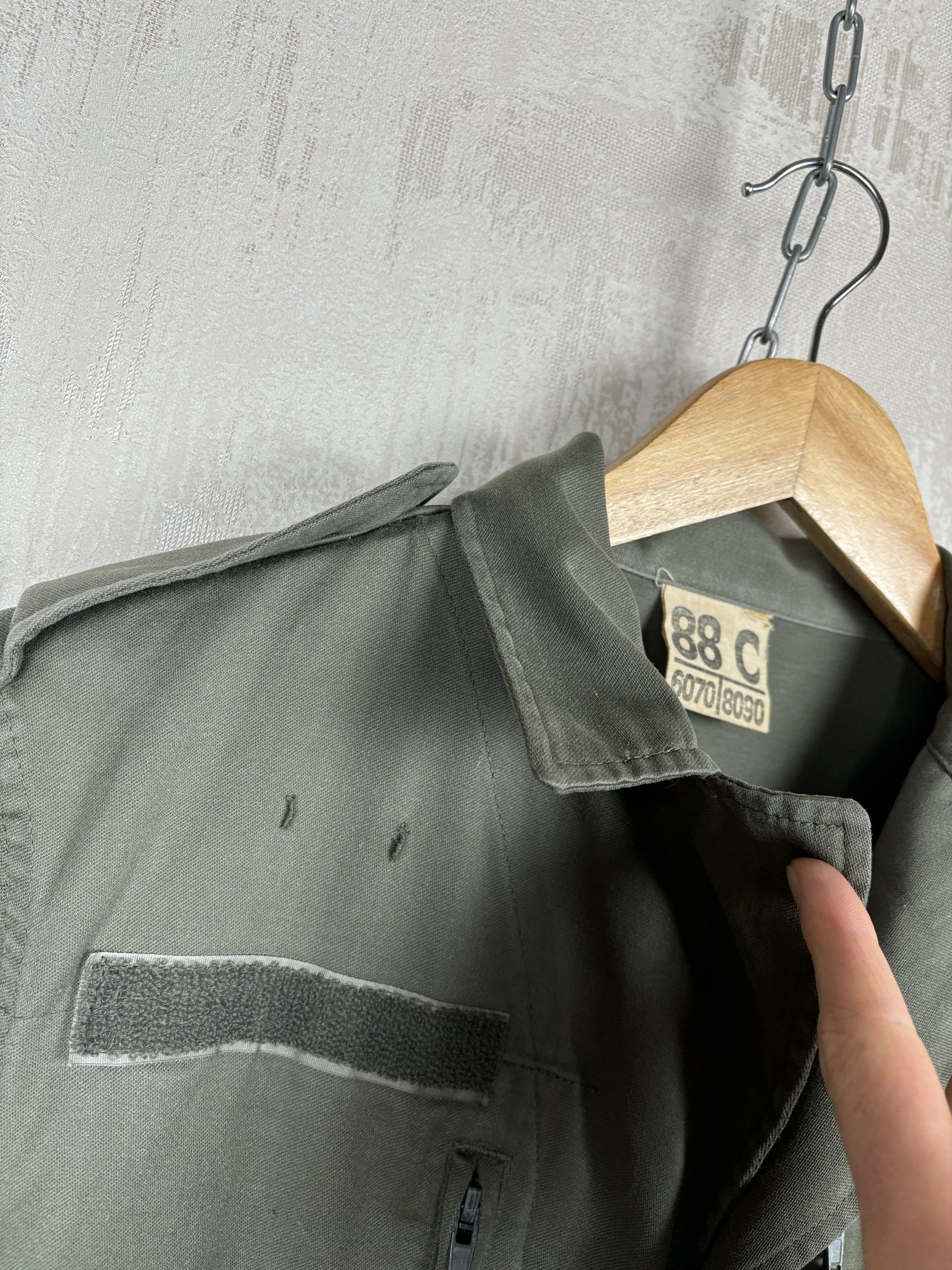 Vintage Socovet Bais 1987 Vintage 80's French Military Army Jacket Size US S / EU 44-46 / 1 - 6 Thumbnail