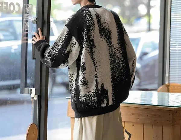 Other Amamiya x Asano Abstract Print Crew Neck Sweater Size US M / EU 48-50 / 2 - 2 Thumbnail