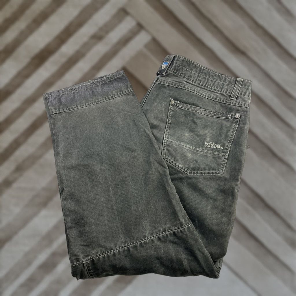 Vintage Kuhl Rebel Pants Mens 38x32 Gray Chino Straight Leg Crag Series Hiking Outdoor Size US 38 / EU 54 - 1 Thumbnail