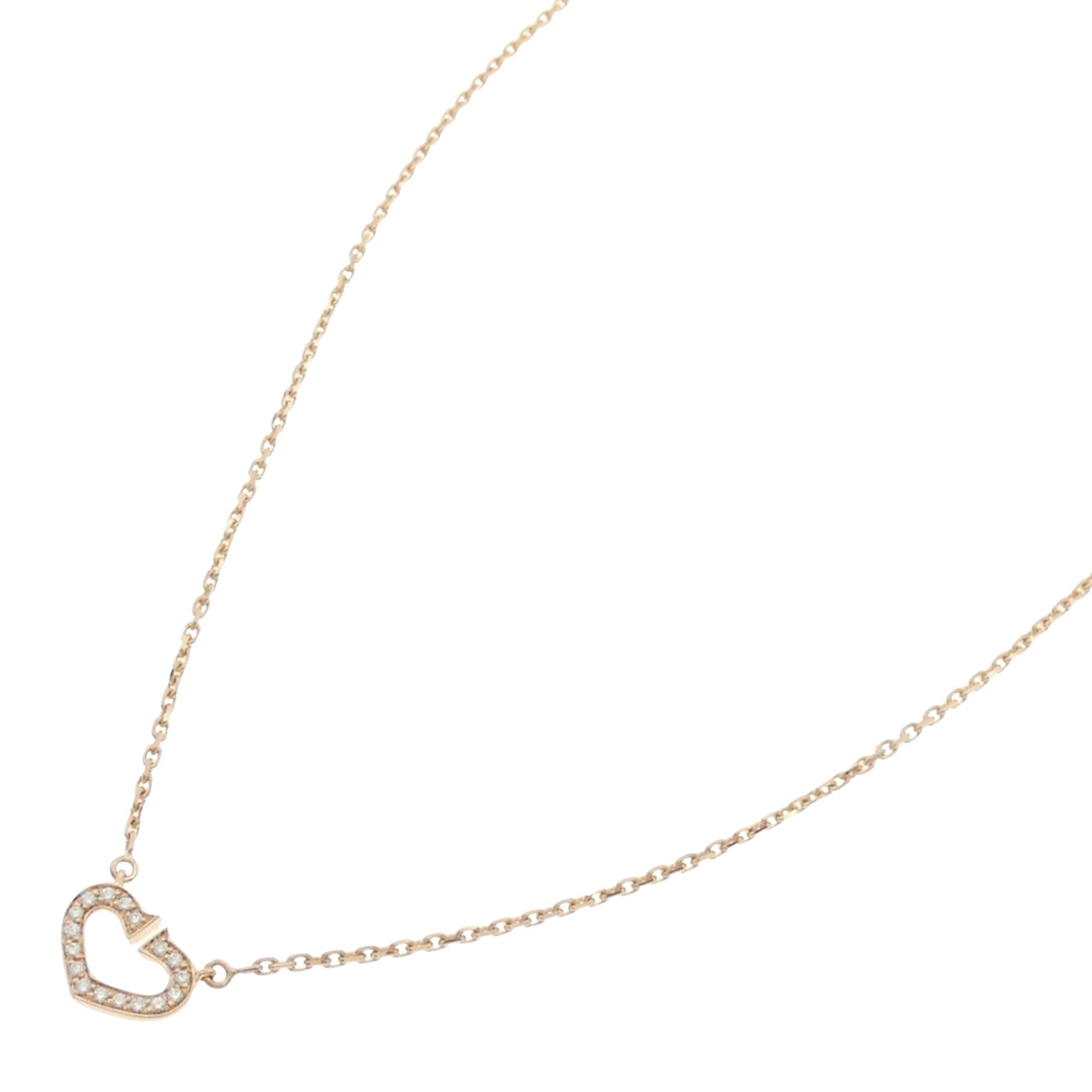 Cartier Cartier C heart necklace Size ONE SIZE - 1 Thumbnail