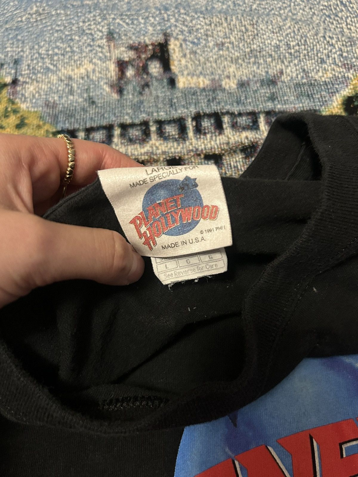 Vintage Planet Hollywood Orlando T-shirt Size US L / EU 52-54 / 3 - 3 Thumbnail