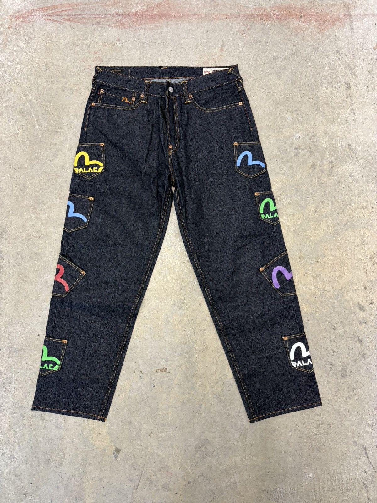 evisu palace メニーポケット 34 Palace Evisu Multi Pocket Jeans | eBay