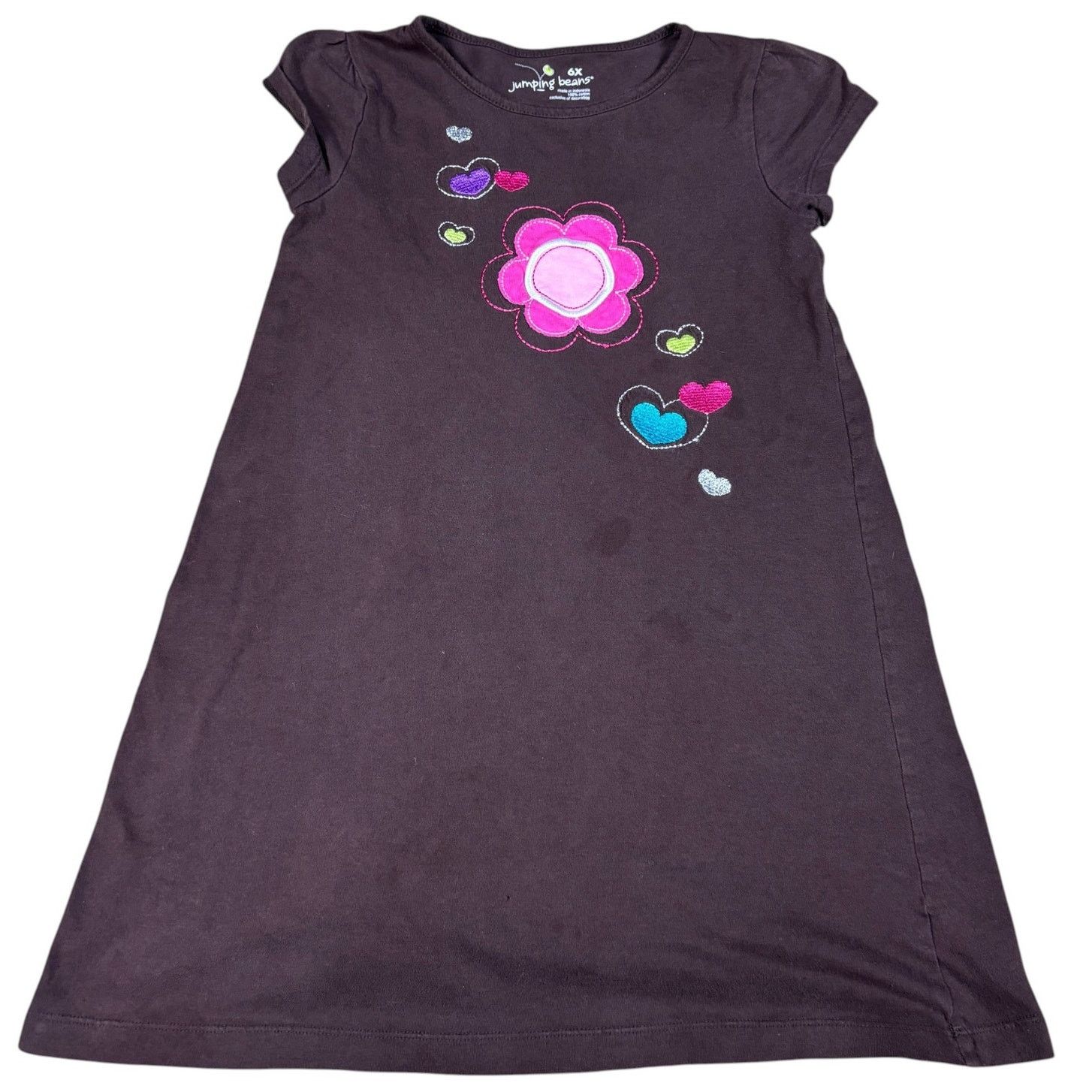 Other y2k 2000s Jumping Beans womens brown tshirt 6X floral retro Size M / US 6-8 / IT 42-44 - 1 Thumbnail