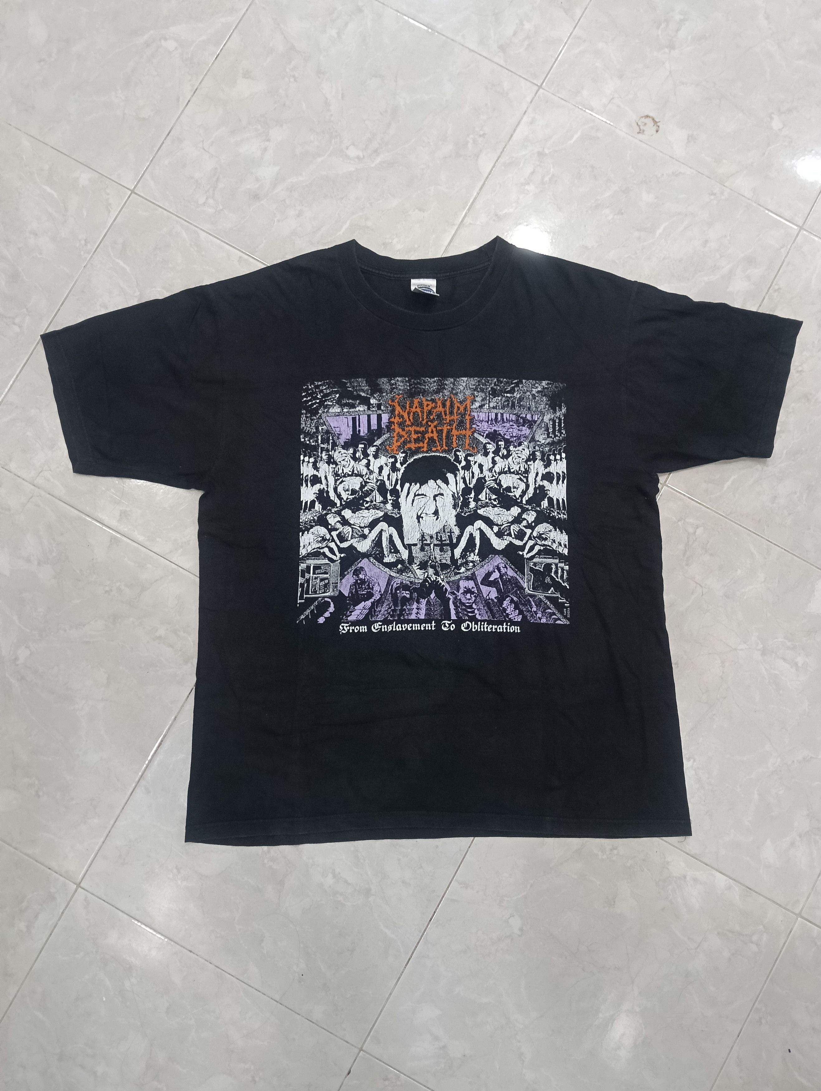 Band Tees Napalm Death British Grindcore Band Size US XL / EU 56 / 4 - 2 Thumbnail