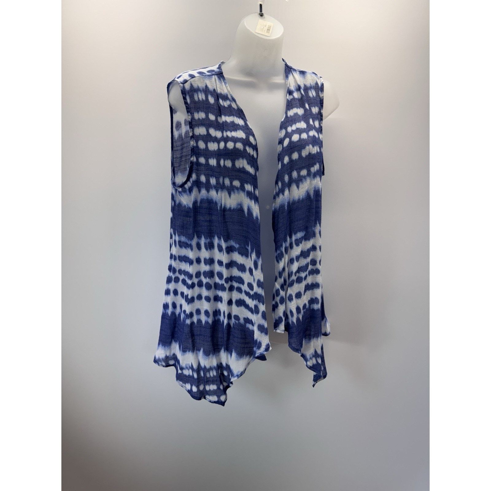 Other Brina & Em Women’s Blue & White Tie Dyed Cover Up Size Large Size L / US 10 / IT 46 - 1 Thumbnail