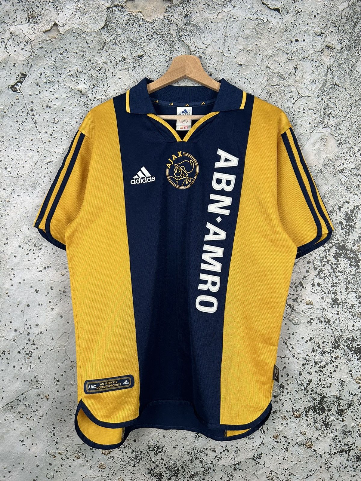 Adidas Vintage Adidas Ajax Amsterdam 1999/2000 Soccer Jersey Rare Size US M / EU 48-50 / 2 - 1 Thumbnail
