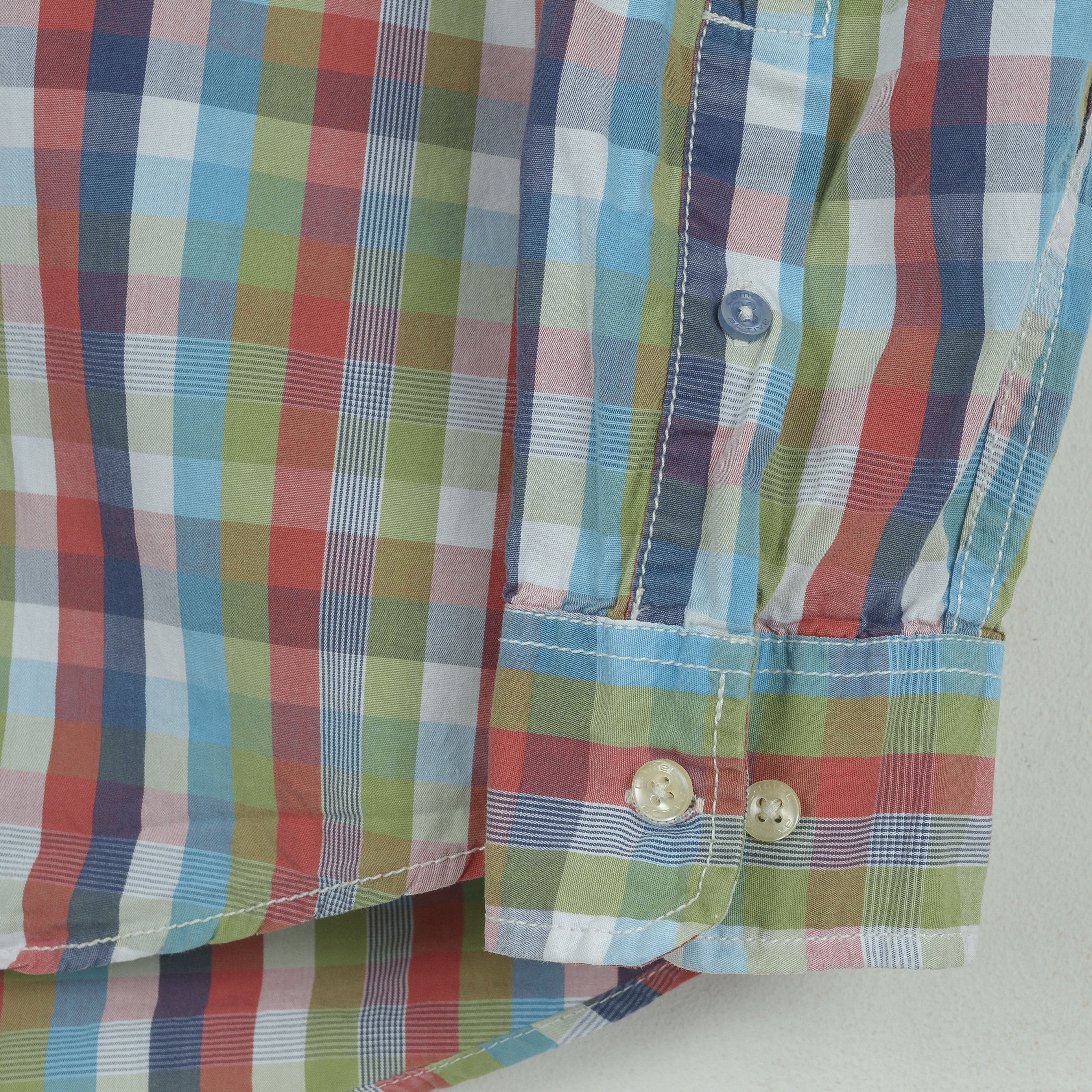 Camel × camel active Men Casual Shirt Long Sleeved Check Multicolour Button Dress Size US M / EU 48-50 / 2 - 4 Thumbnail