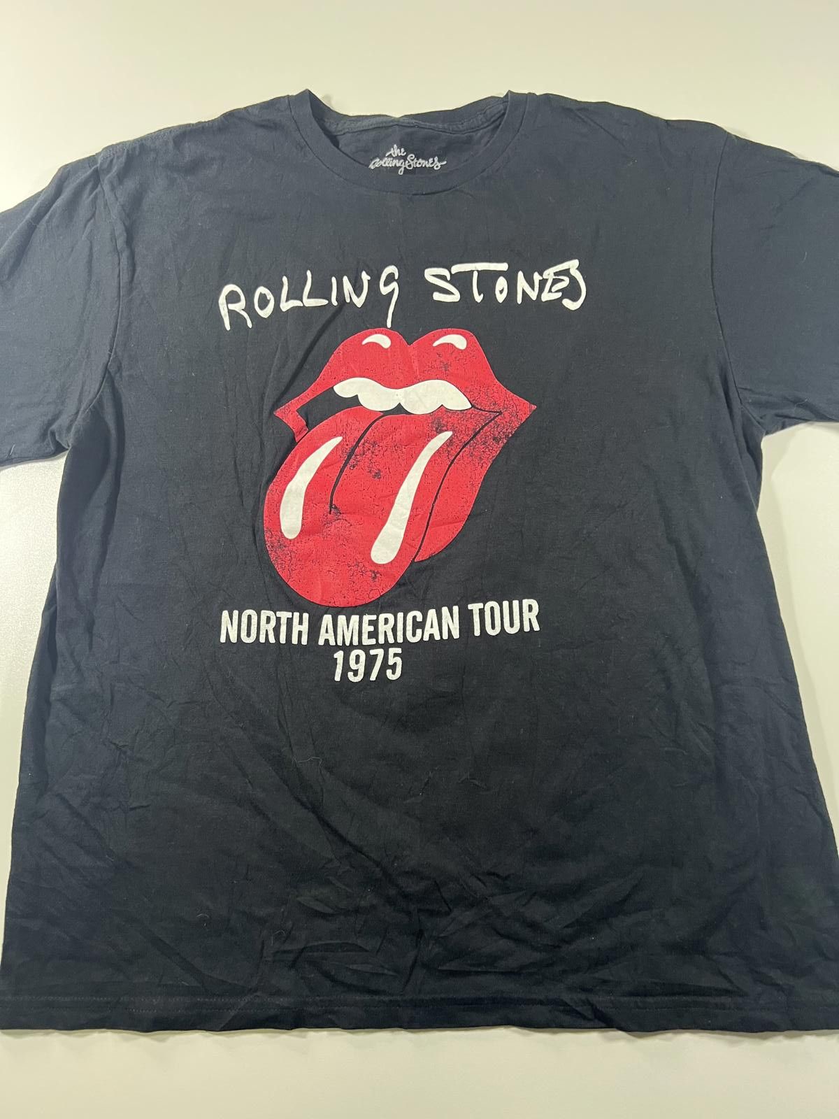 The Rolling Stones The Rolling Stones North American Tour 1975 Black T-Shirt Size US L / EU 52-54 / 3 - 1 Thumbnail