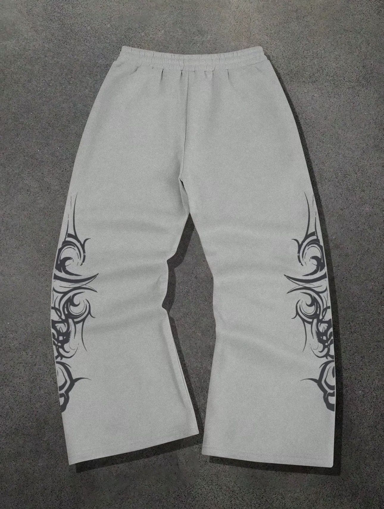 Other Grey Tribal Print Sweatpants Size US 34 / EU 50 - 2 Thumbnail