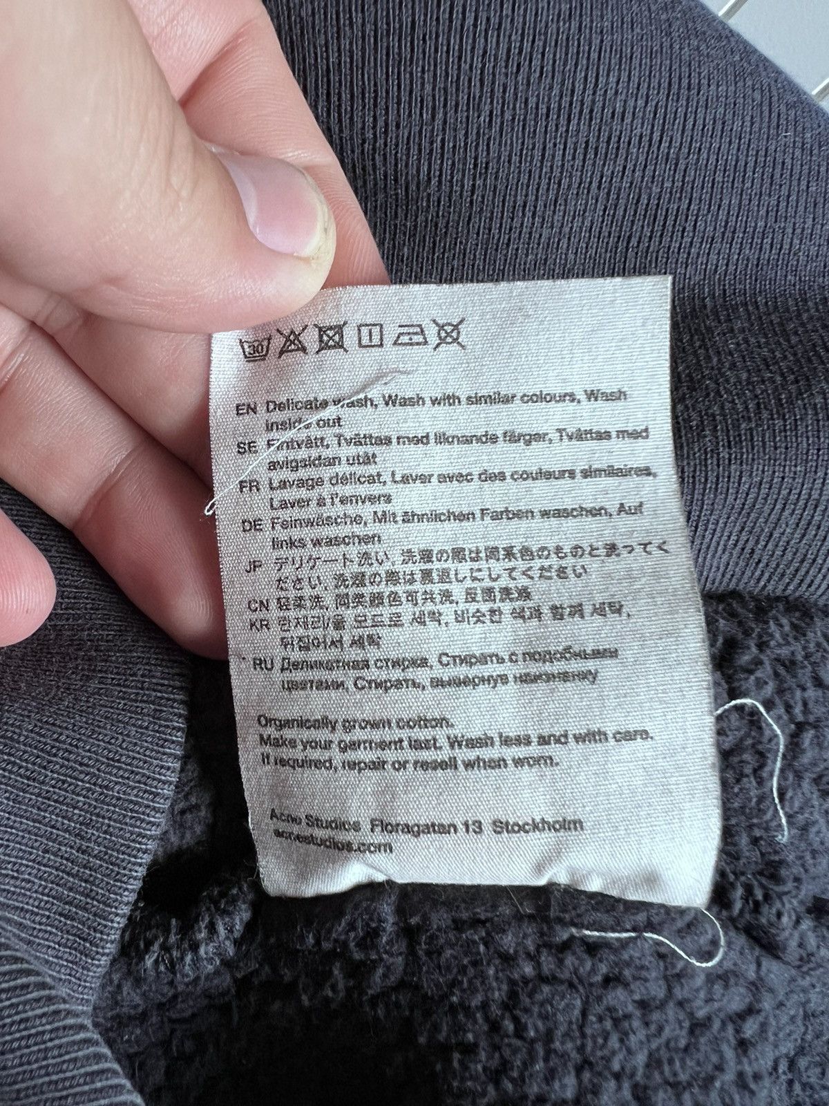 Acne Studios Acne studios Half zip sweatshirt face logo FA-UX-SWEA000043 Size US M / EU 48-50 / 2 - 11 Thumbnail