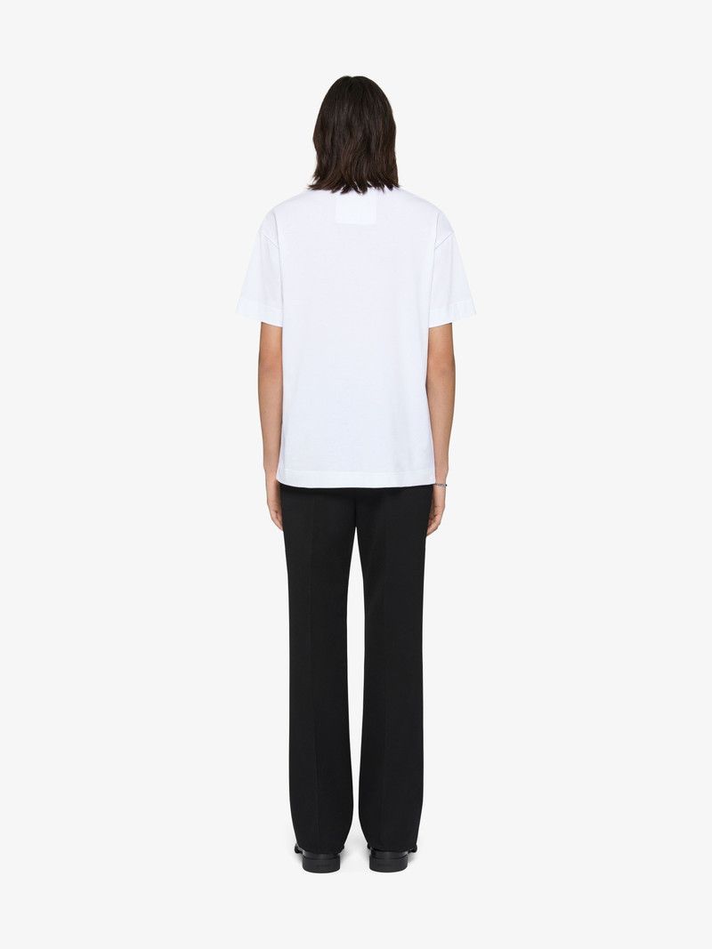 Givenchy o1w1db10326 Regular Fit T-Shirt in White Size US XL / EU 56 / 4 - 3 Thumbnail