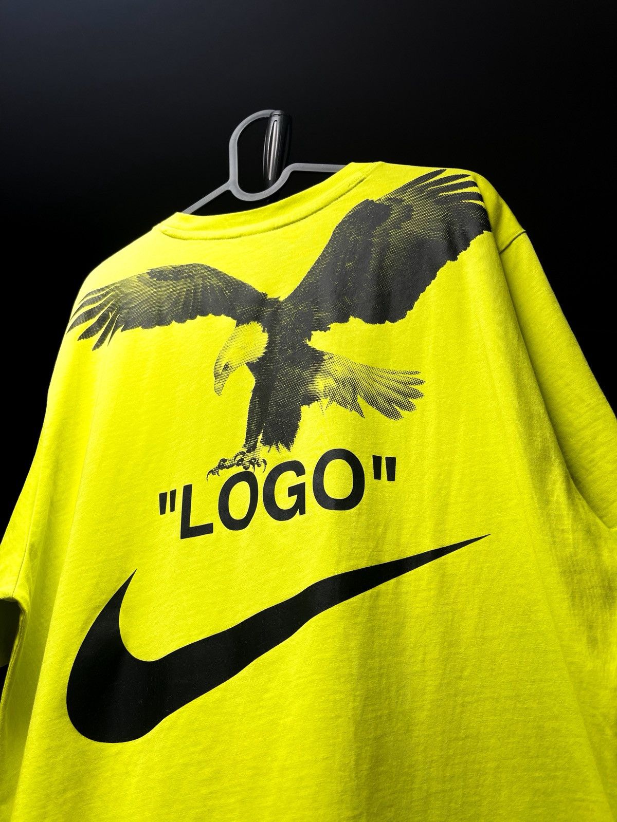 Nike × Off-White OFF-White x Nike NRG 6 Lime Green T-Shirt Size US XL / EU 56 / 4 - 2 Thumbnail