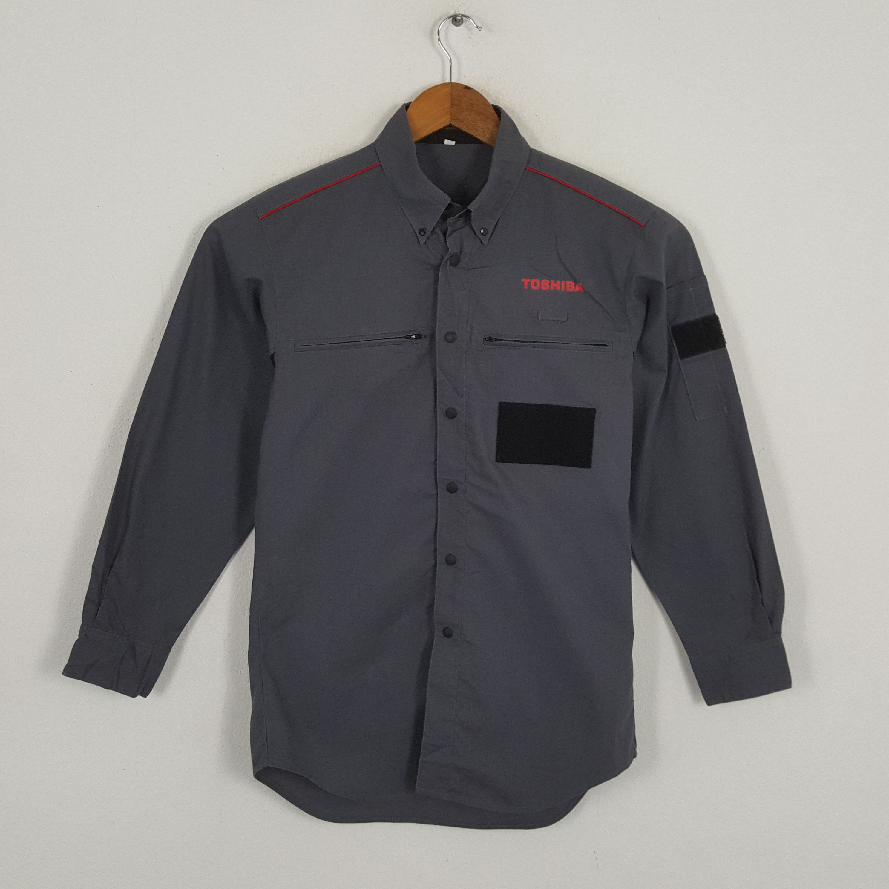 Japanese Brand × Vintage Vintage TOSHIBA Japanese Electronic Company Shirts Size US M / EU 48-50 / 2 - 1 Thumbnail