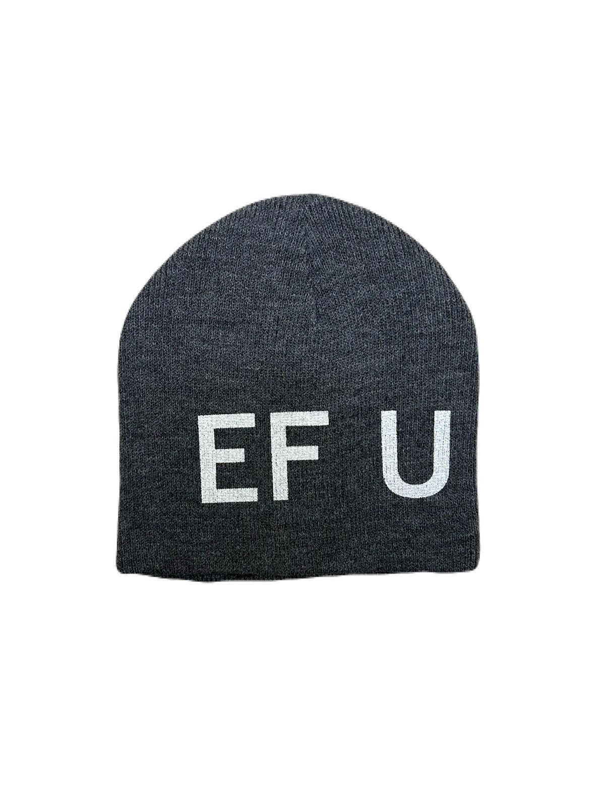 Other “EFU” cracked beanie by ChristophChristopher Size ONE SIZE - 1 Thumbnail