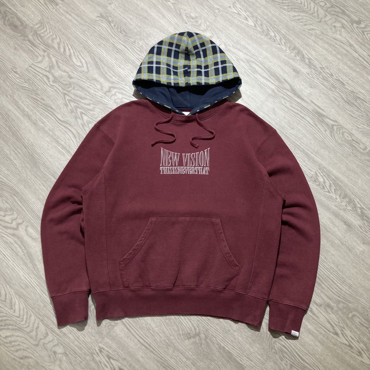 thisisneverthat 2000s ThisIsNeverThat Printed Bold Check Hooded Sweatshirt Size US XL / EU 56 / 4 - 1 Thumbnail