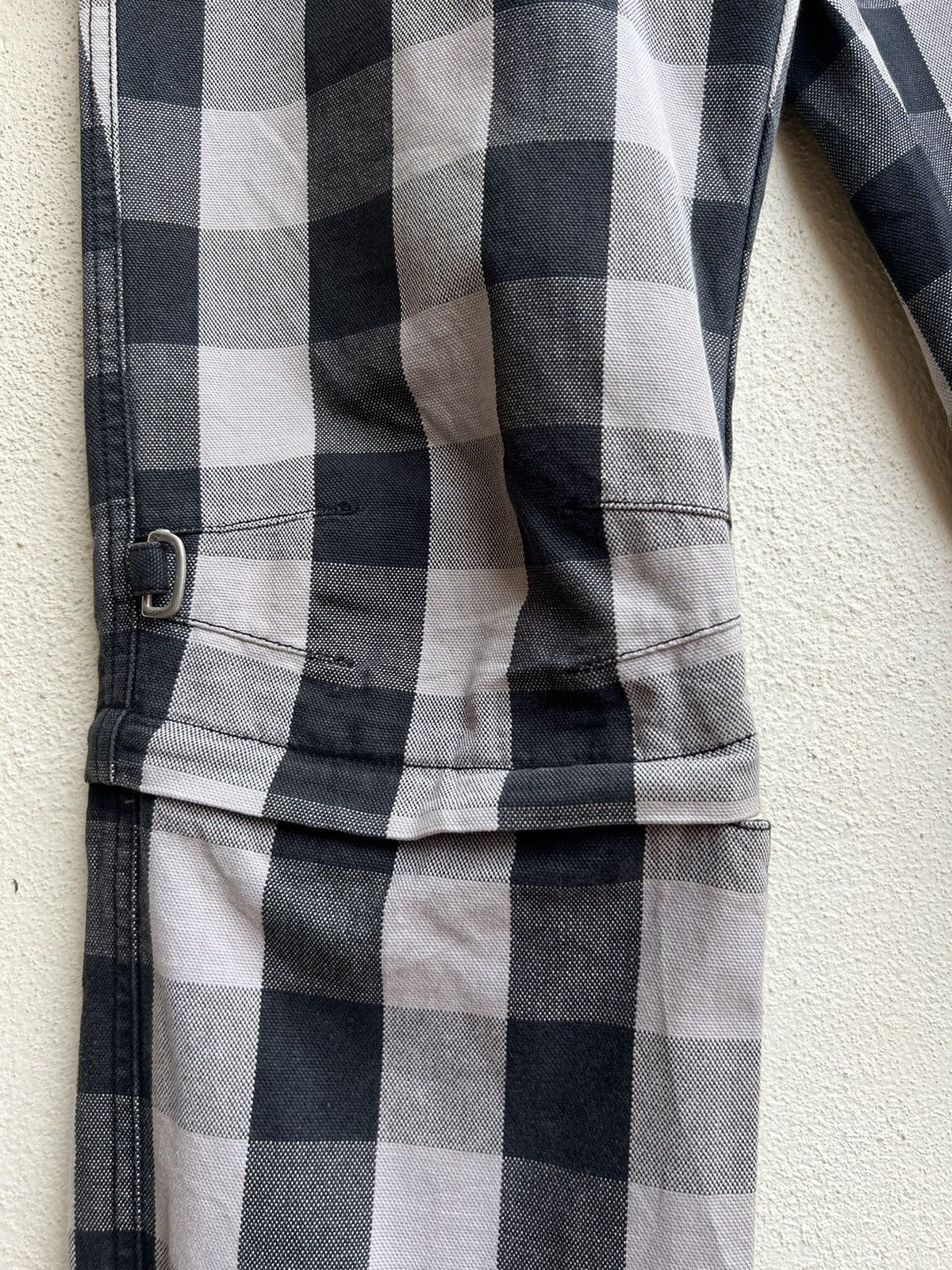 Japanese Brand VTG BATSU BOYS Japan Plaid Check Modular Bondage Trouser Size US 29 - 12 Thumbnail