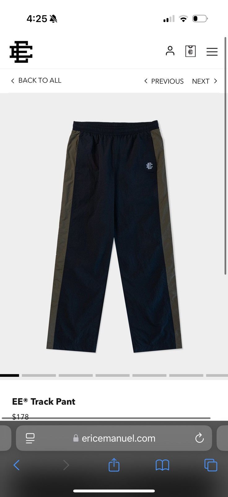 Eric Emanuel Eric Emanuel Track Pants Size US 34 / EU 50 - 1 Thumbnail