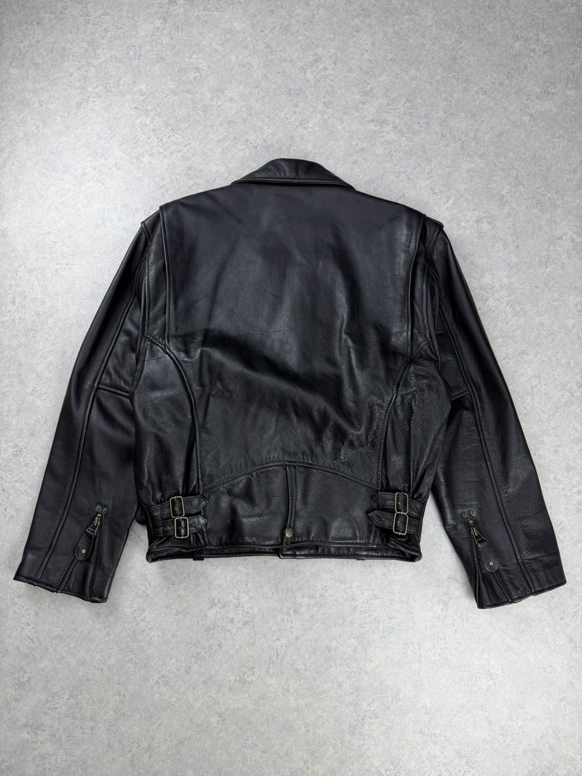 Genuine Leather Vintage Eagle Force Leather Motorcycle Biker Jacket Black Size US M / EU 48-50 / 2 - 11 Thumbnail