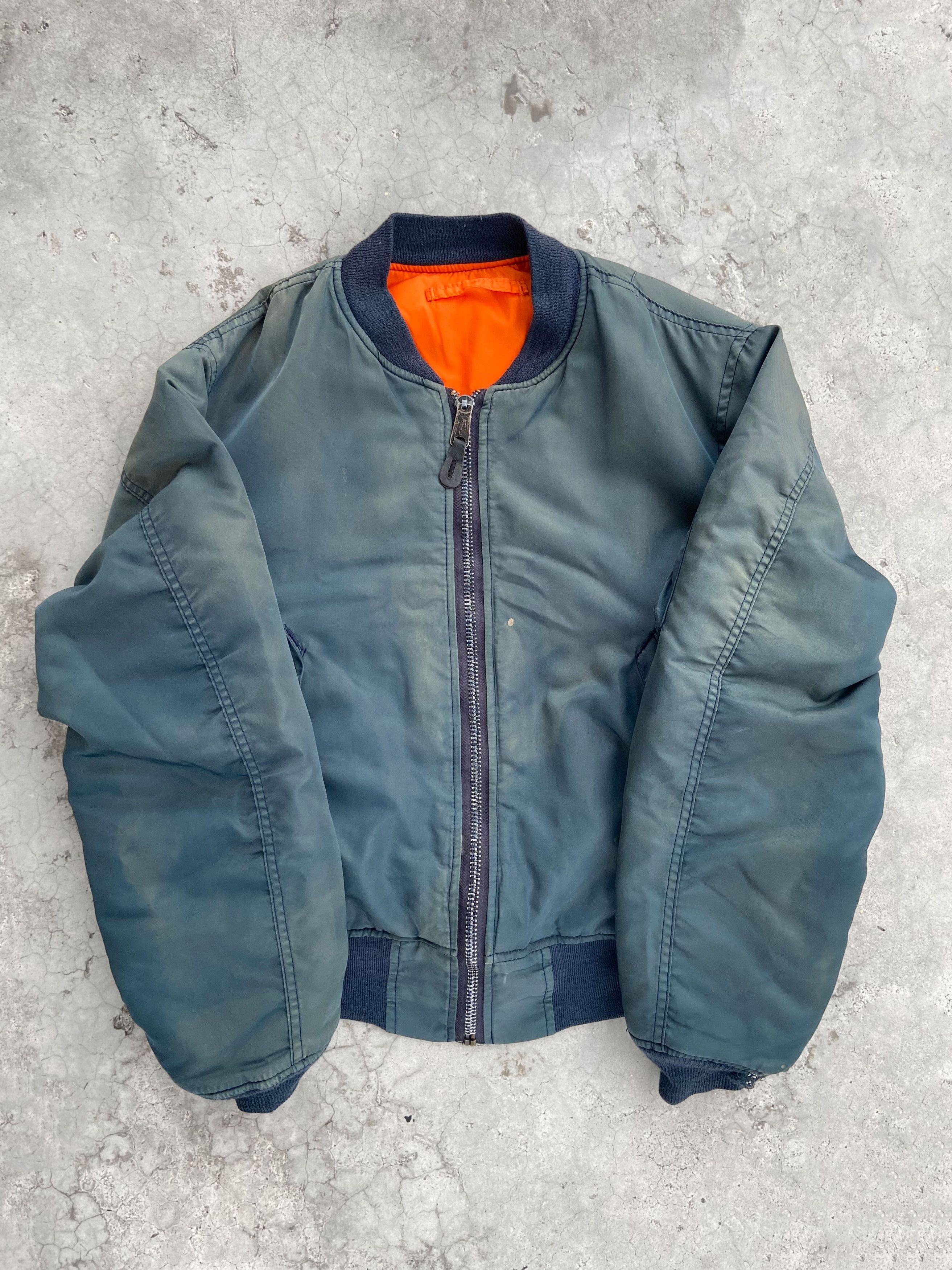 Other Faded Reversible Ma-1 Bomber Jacket Size US M / EU 48-50 / 2 - 14 Thumbnail