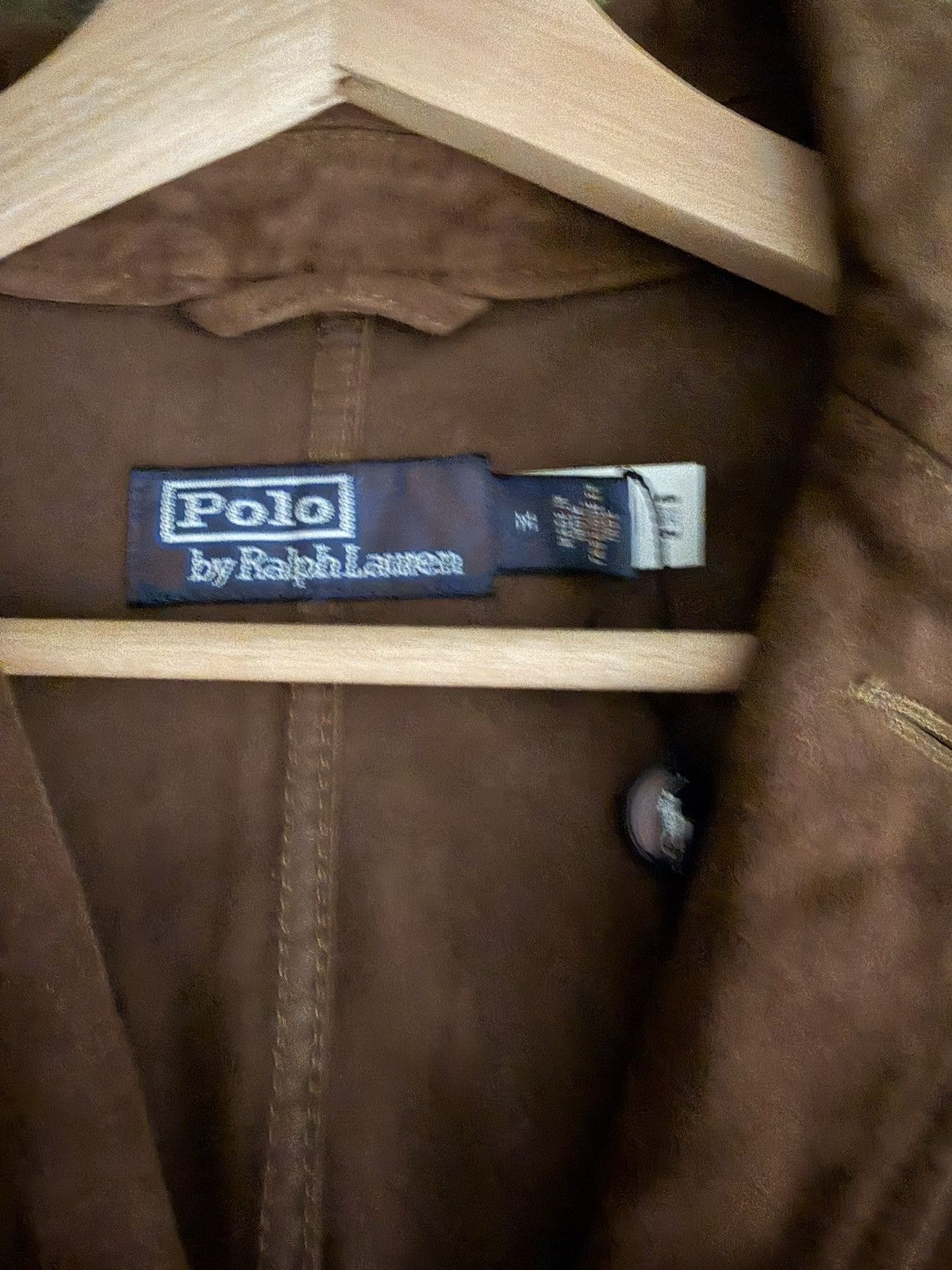 Polo Ralph Lauren Polo Single Breasted Suede Jacket Size US M / EU 48-50 / 2 - 3 Thumbnail